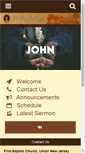Mobile Screenshot of firstbaptistunion.org